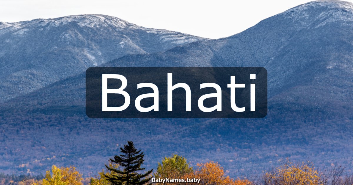 Bahati