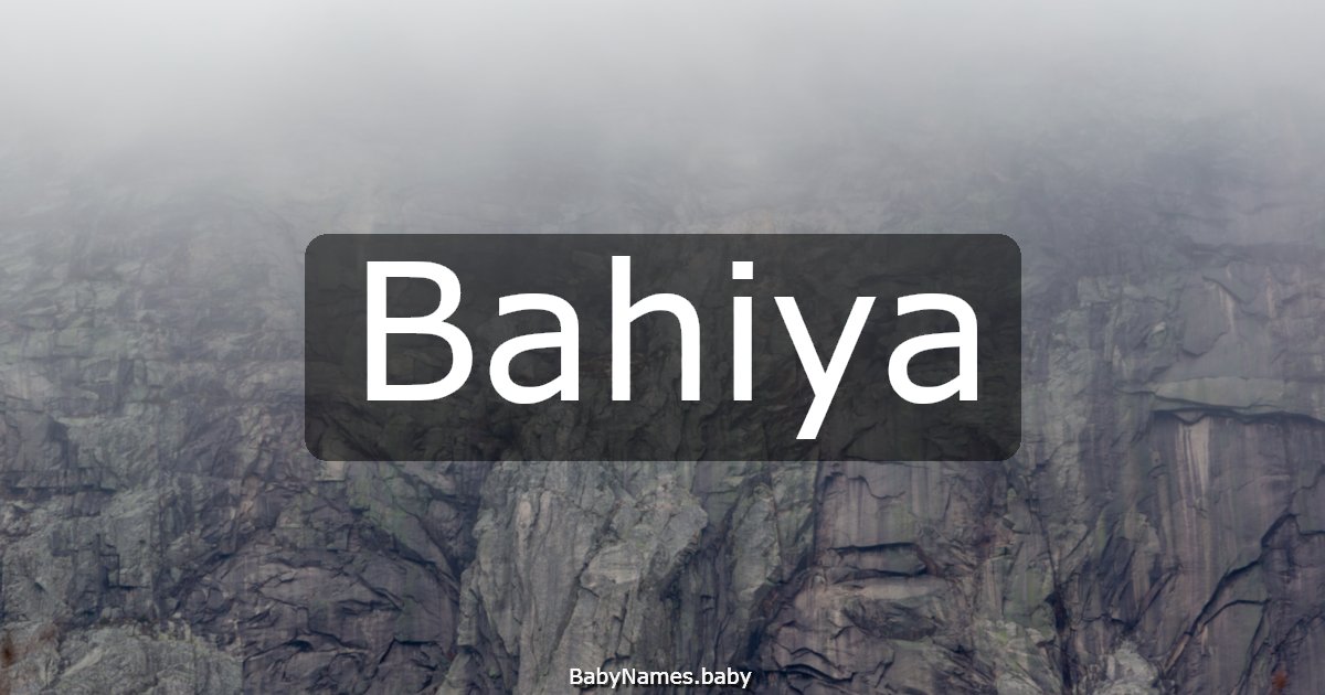 Bahiya