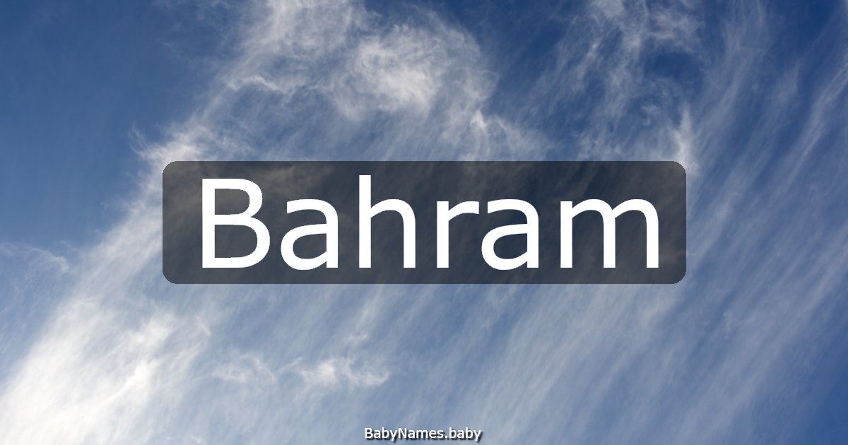 Bahram
