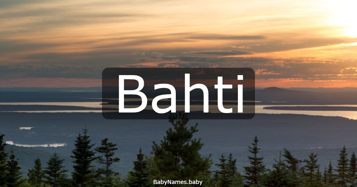 Bahti