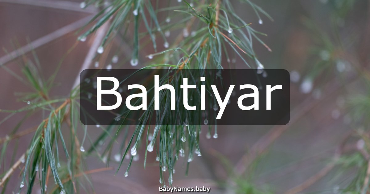 Bahtiyar