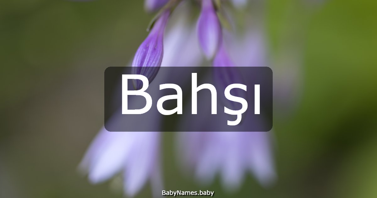 Bahşı