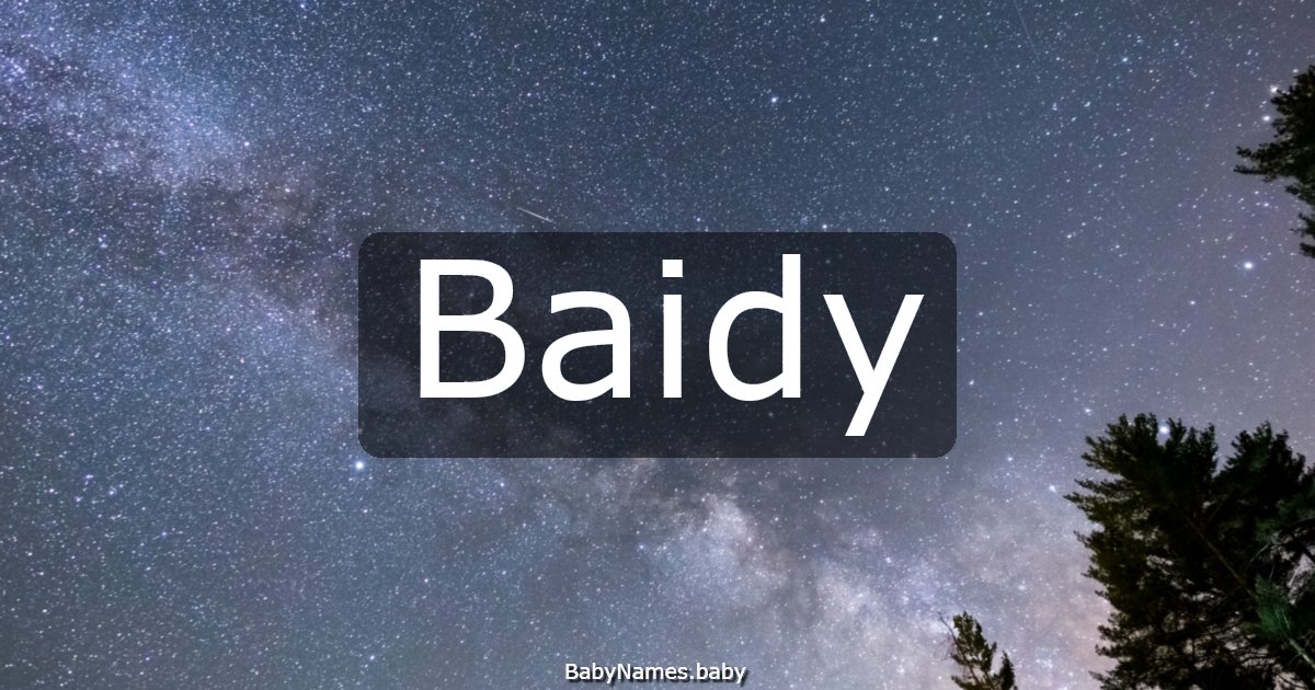 Baidy