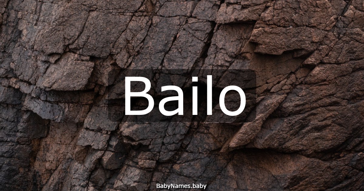 Bailo