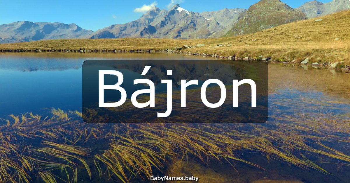 Bájron