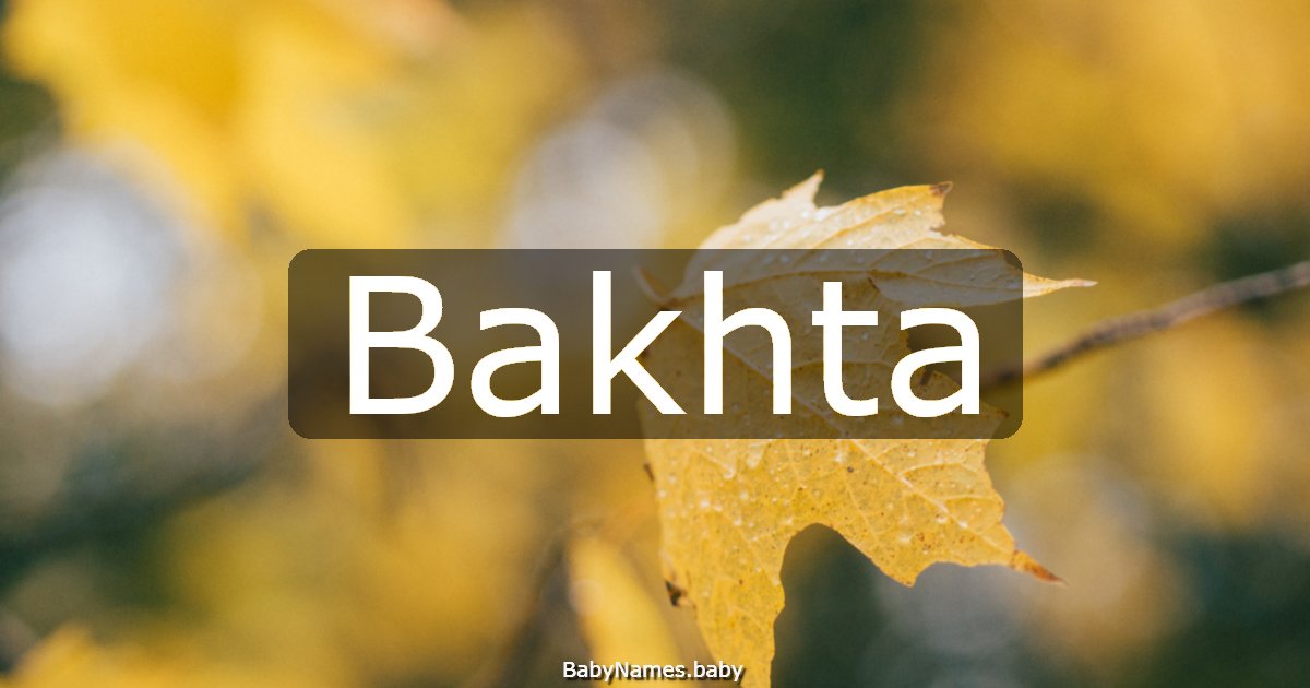Bakhta
