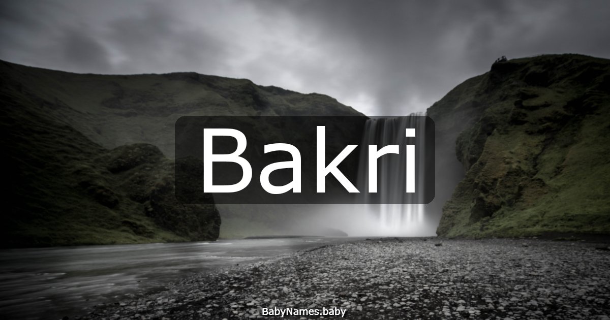 Bakri