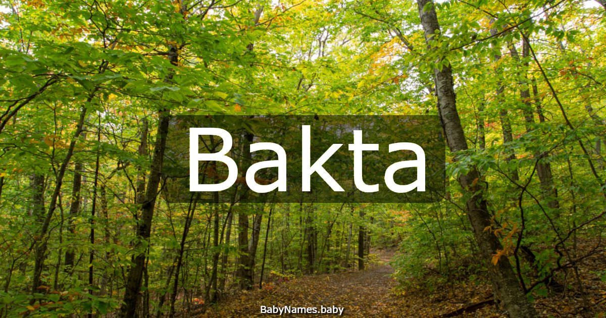 Bakta
