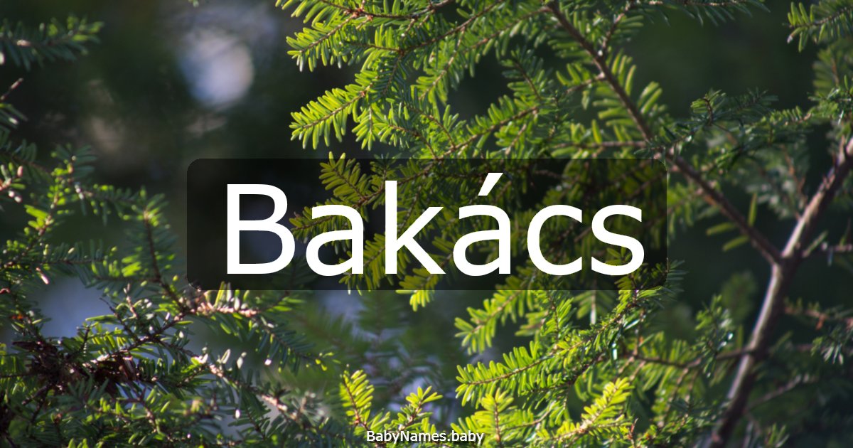 Bakács