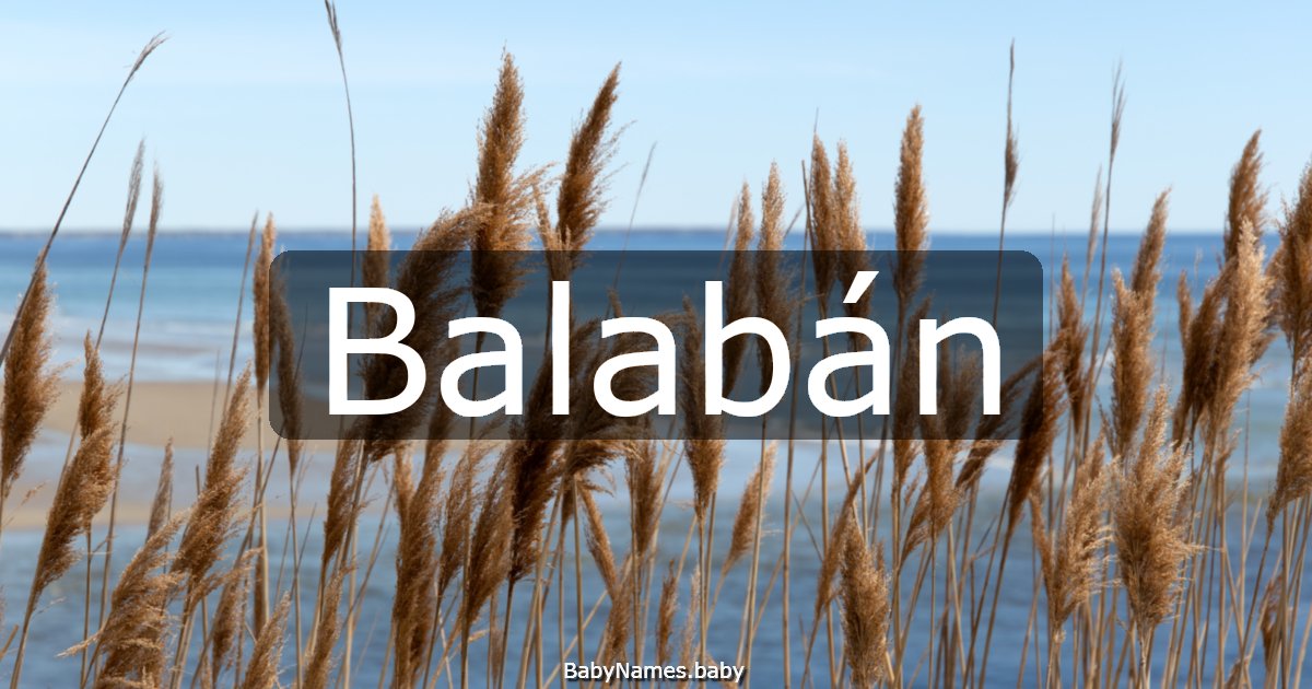 Balabán
