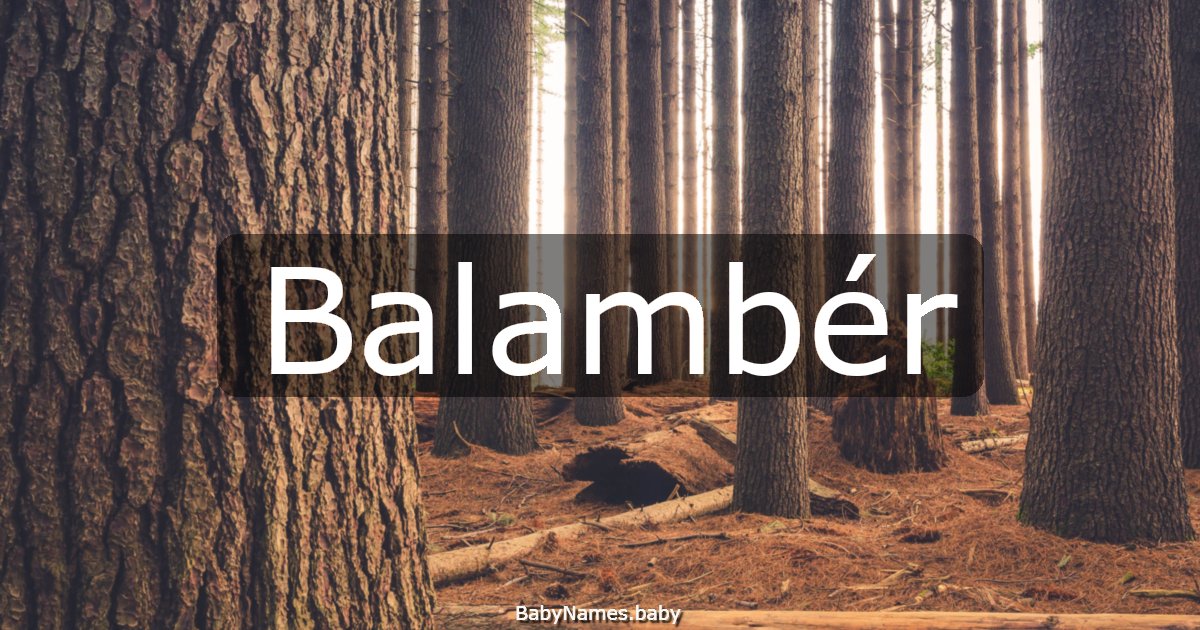 Balambér
