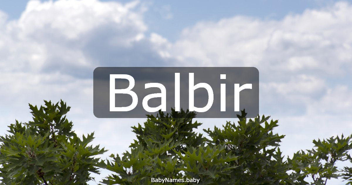 Balbir