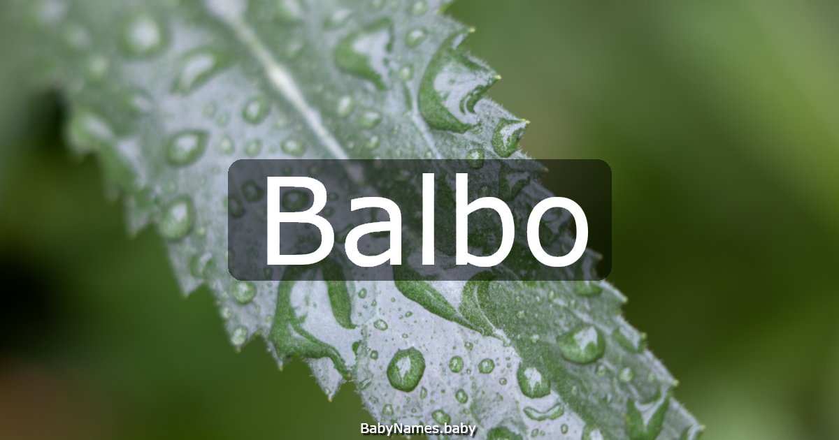 Balbo