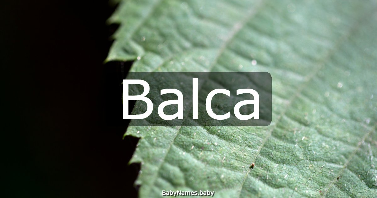 Balca