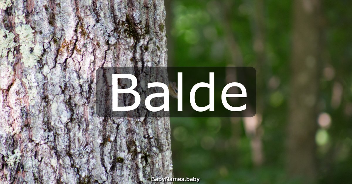 Balde