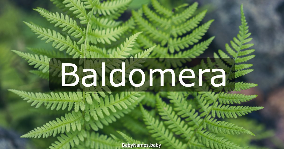 Baldomera