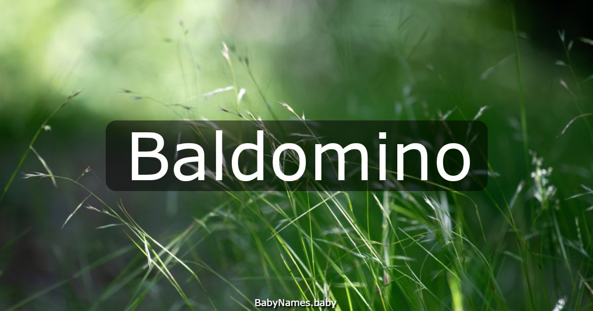 Baldomino