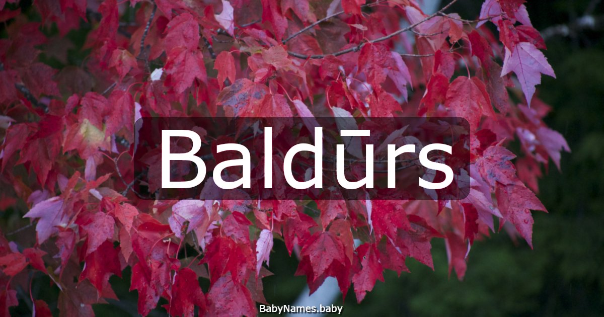 Baldūrs