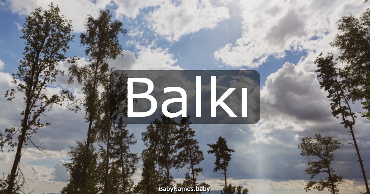Balkı