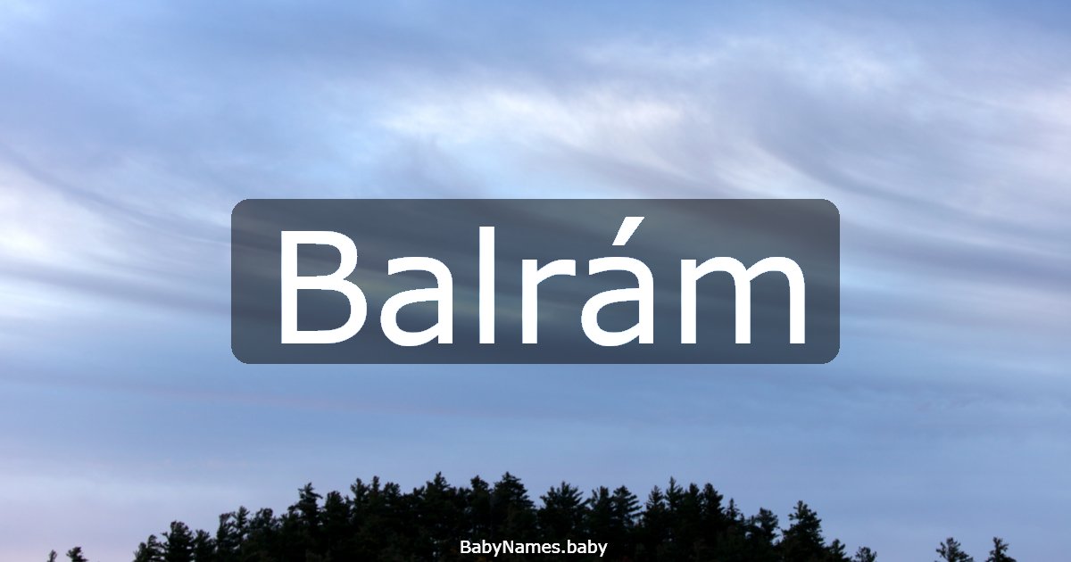 Balrám