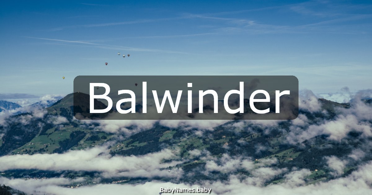 Balwinder