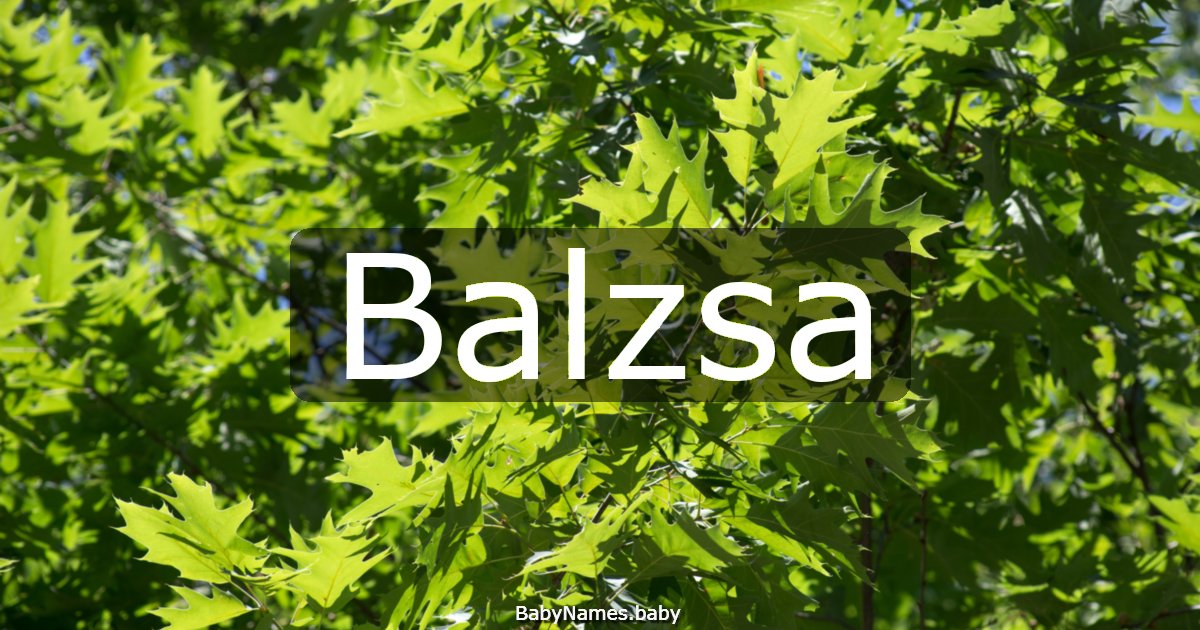Balzsa