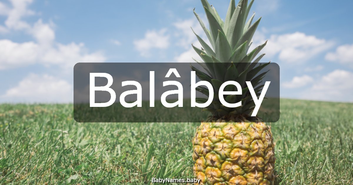 Balâbey