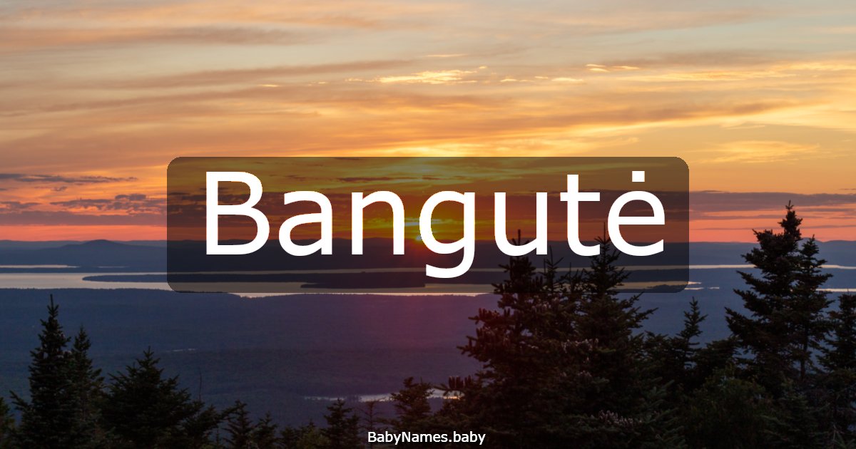 Bangutė