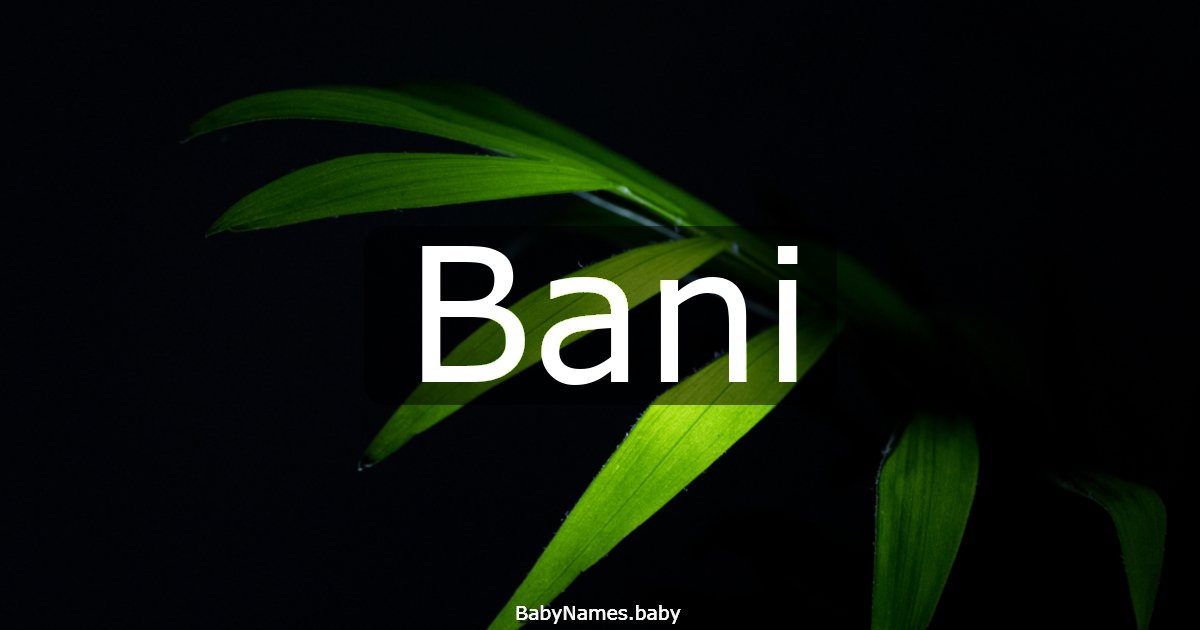 Bani