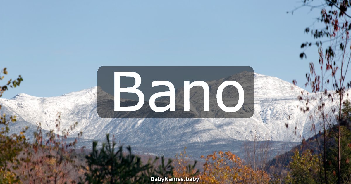 Bano