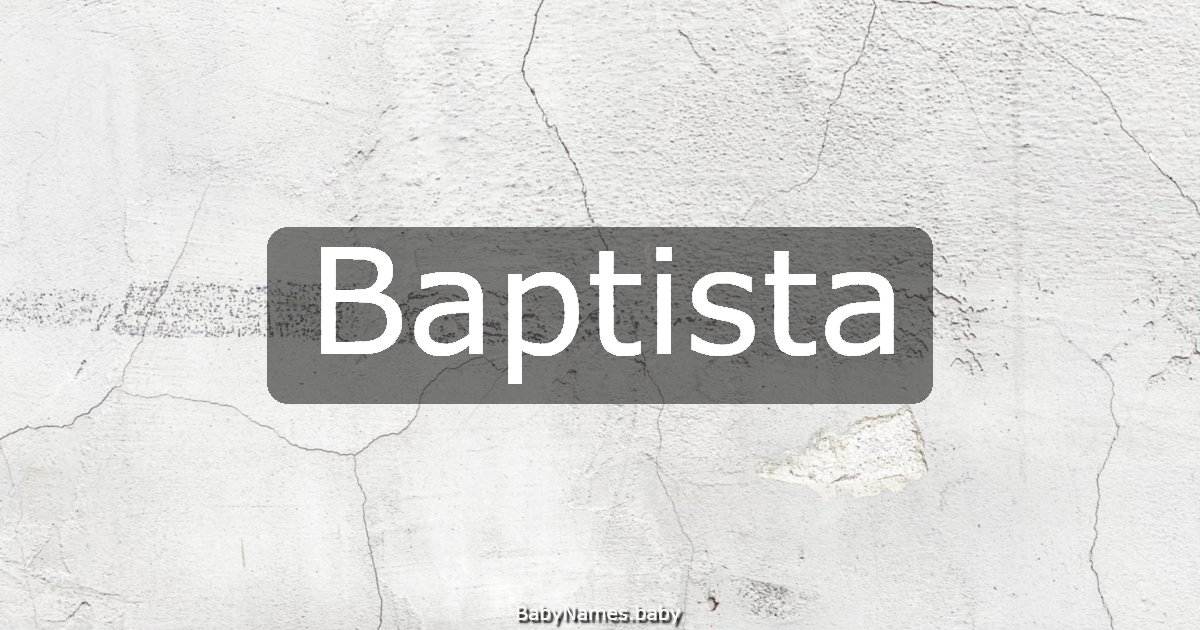 Baptista