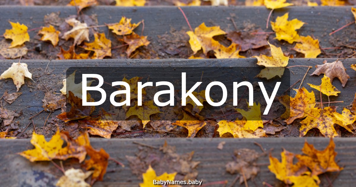 Barakony