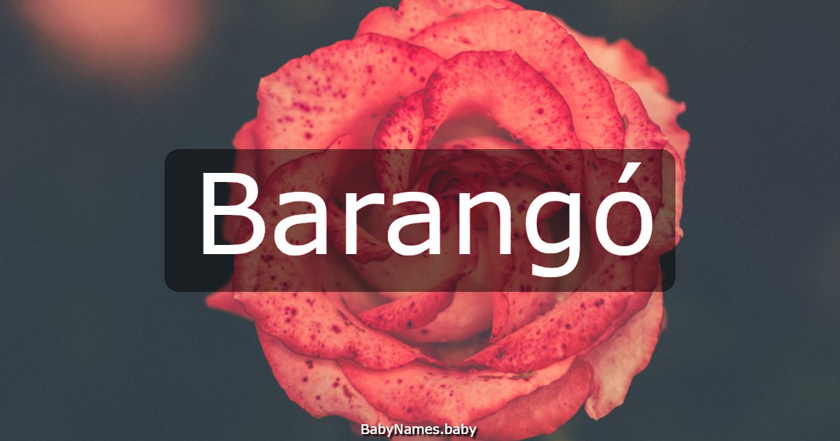 Barangó