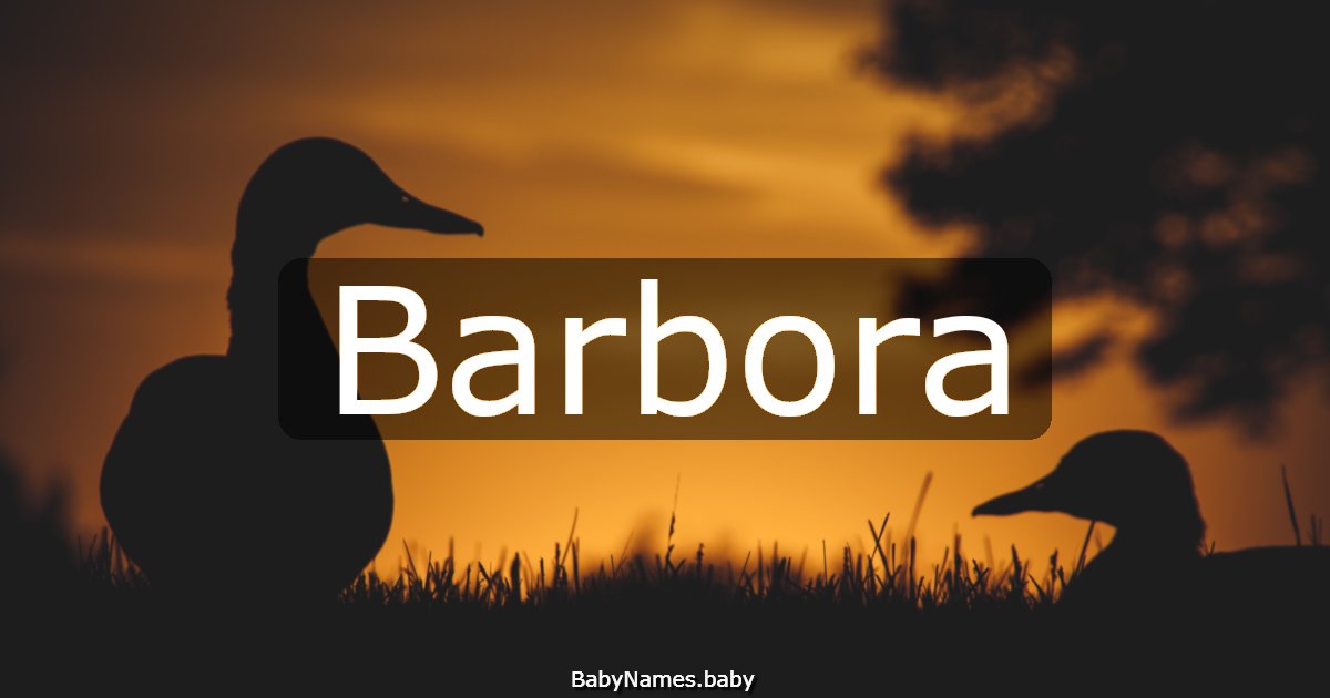 Barbora