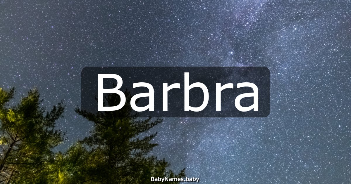 Barbra