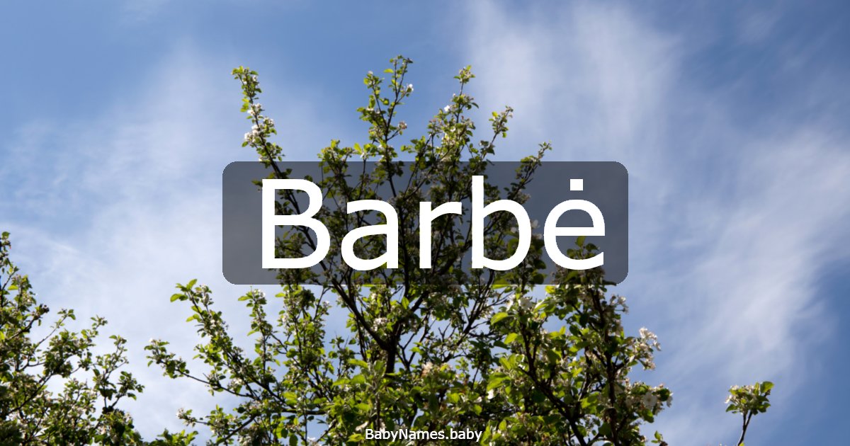 Barbė