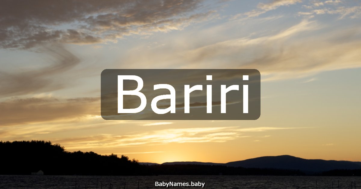 Bariri