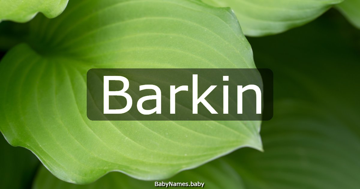 Barkin
