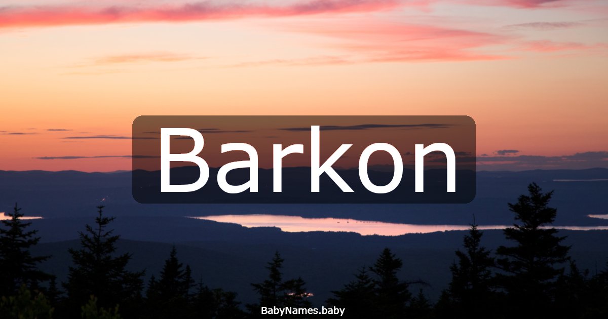 Barkon