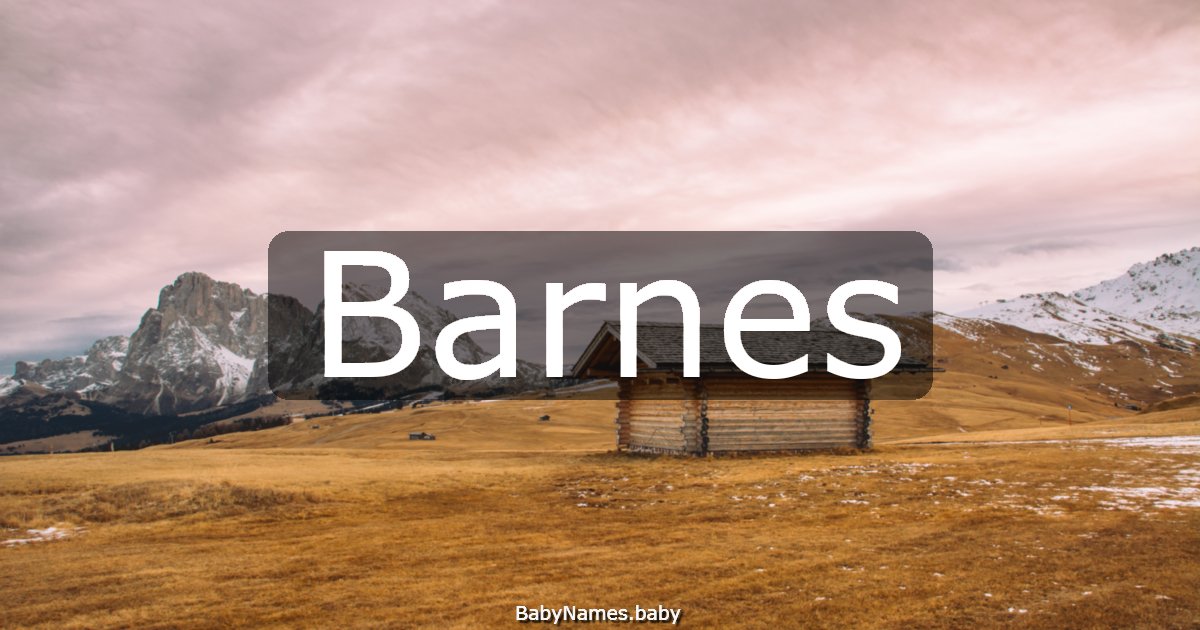 Barnes