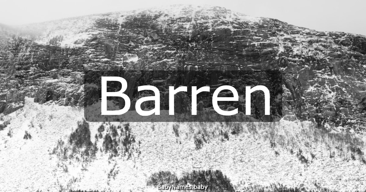 Barren