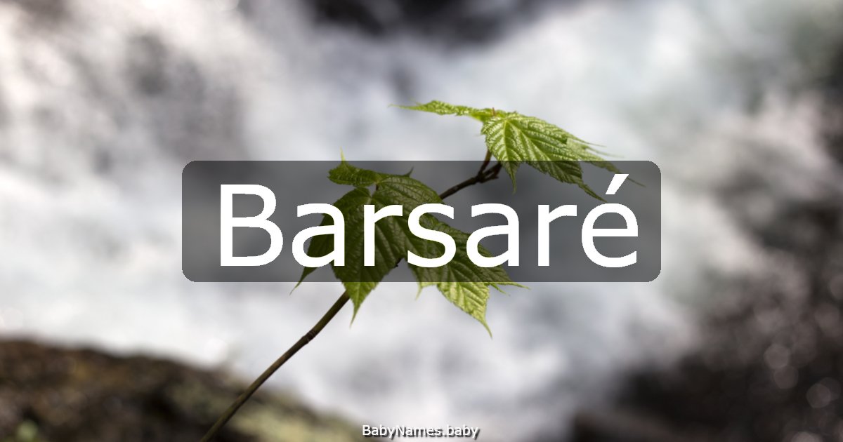 Barsaré