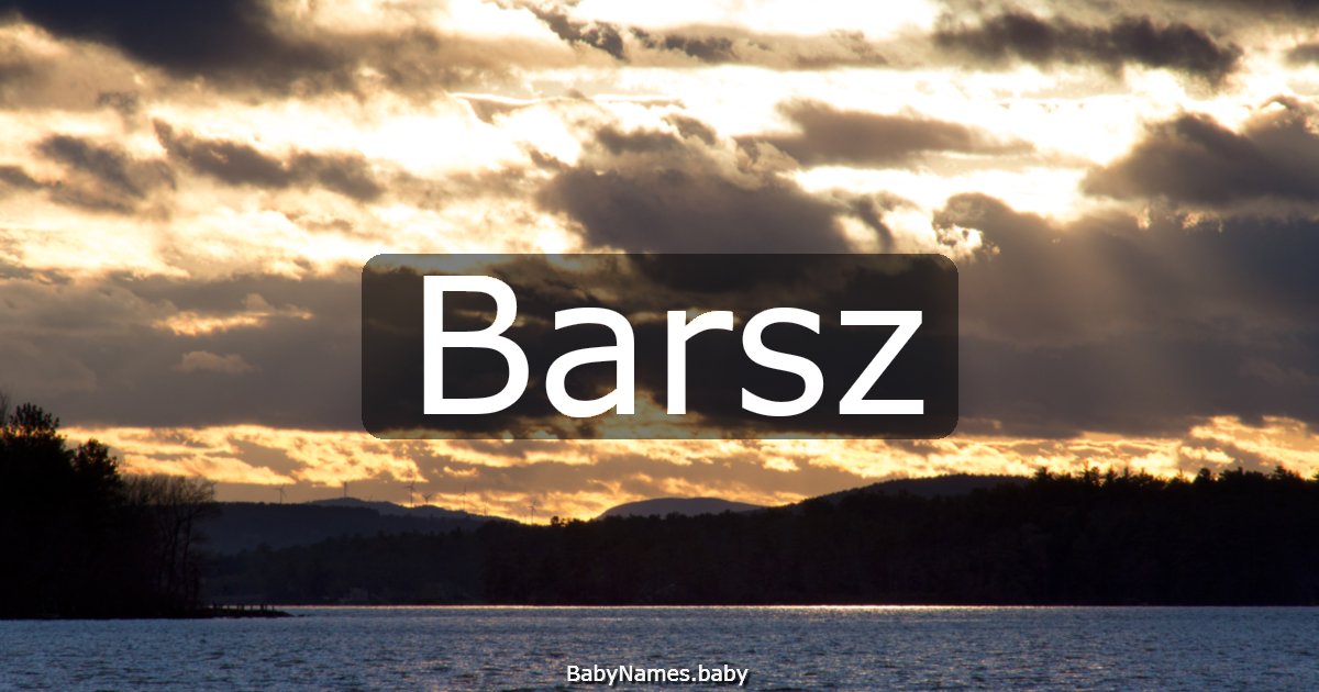 Barsz