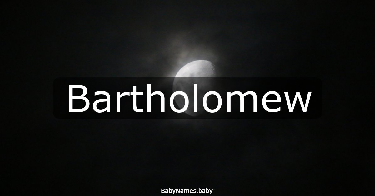 Bartholomew