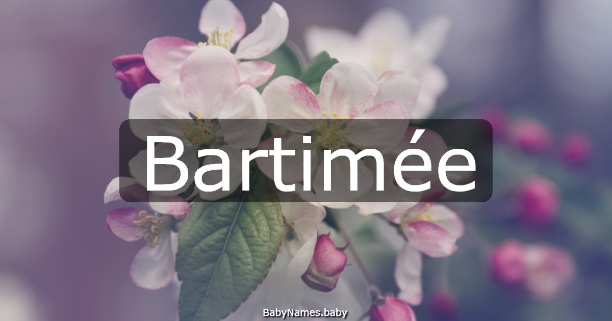 Bartimée
