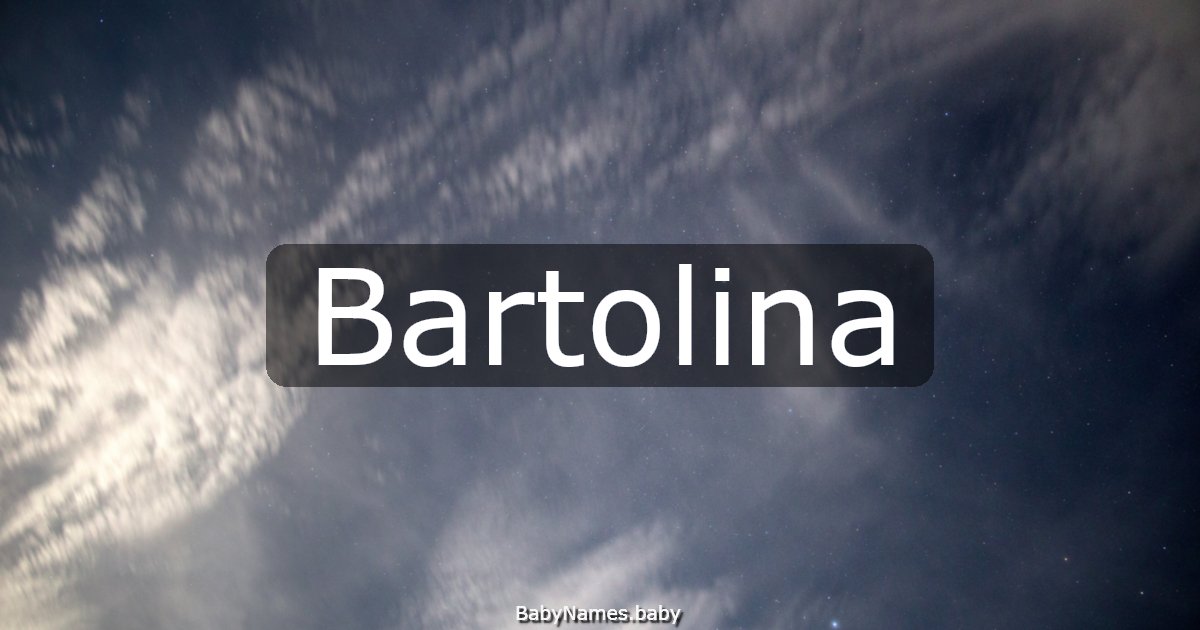 Bartolina