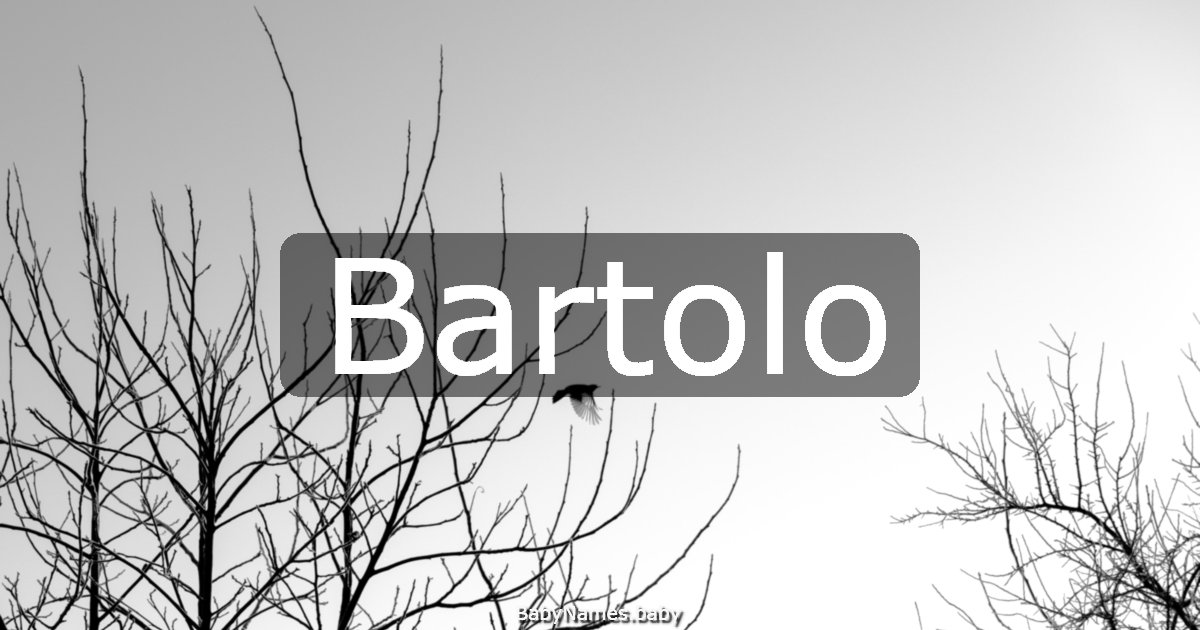 Bartolo