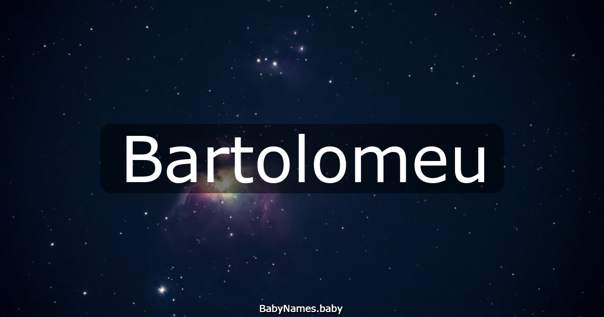 Bartolomeu