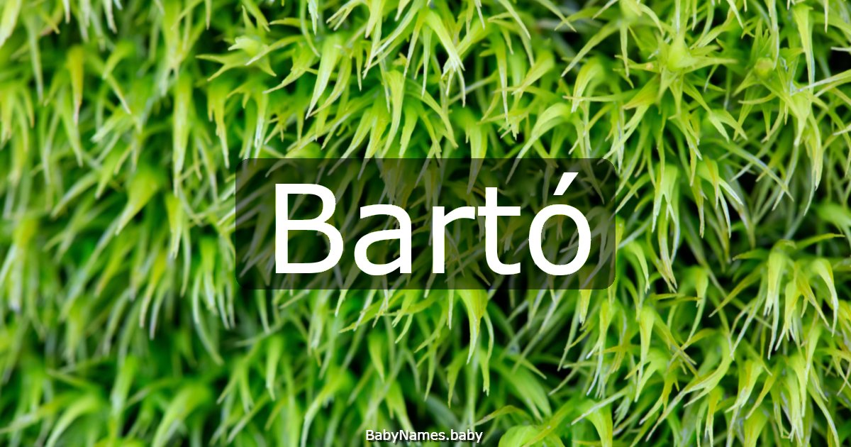 Bartó