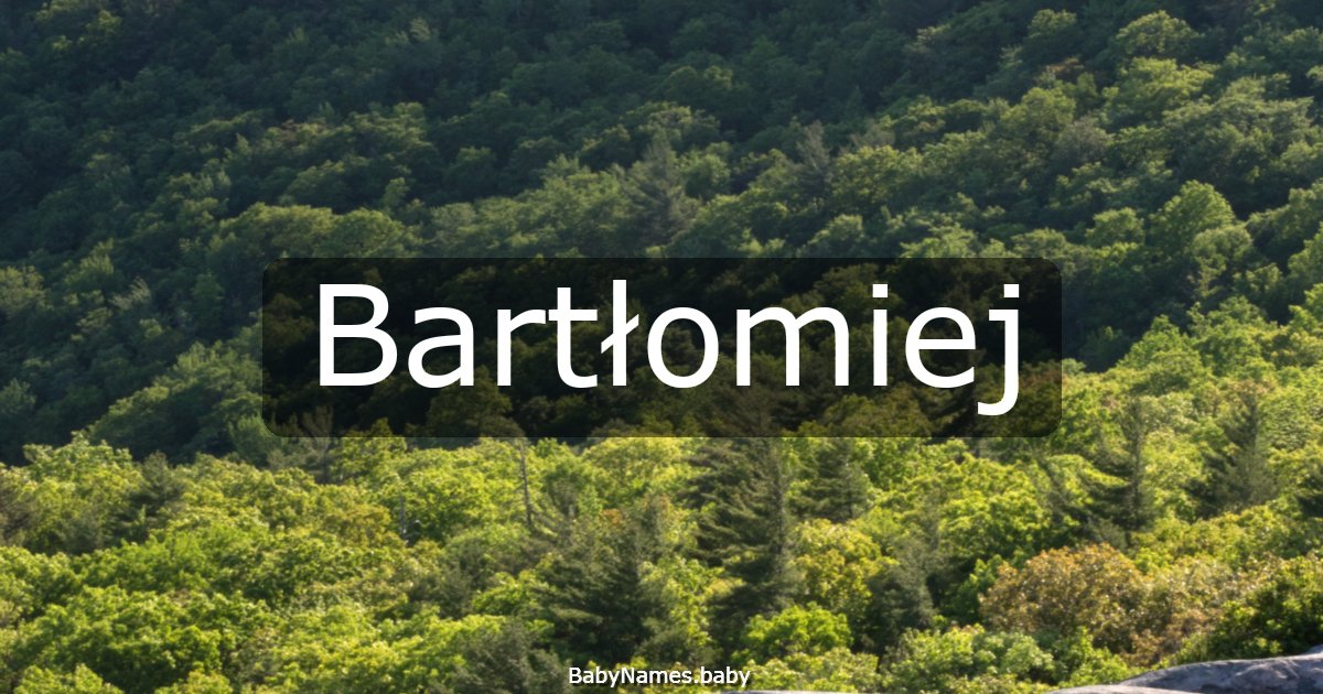 Bartłomiej